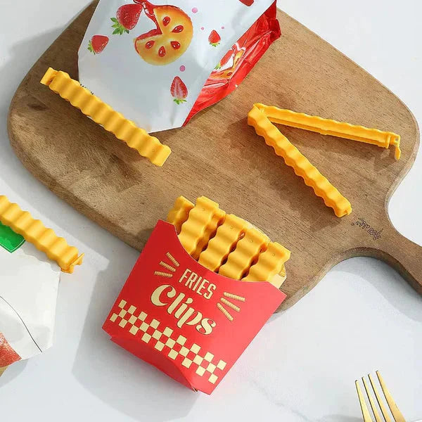 French Fries Shaped Chip Bag Clip