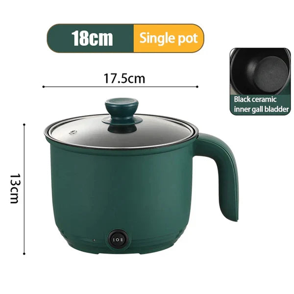 Electric Nonstick Hot Pot Cooker And Steamer