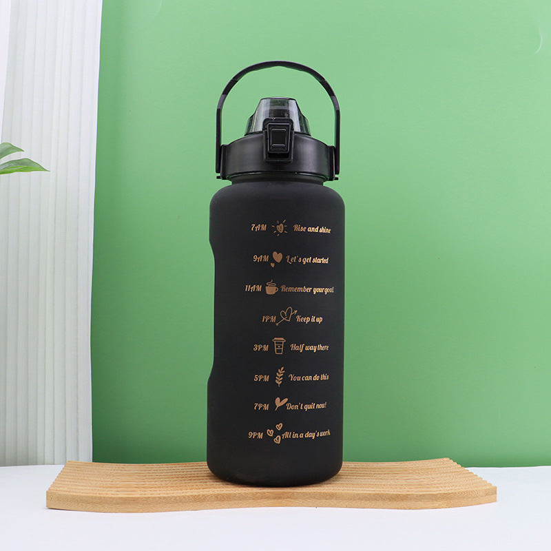 Bewater Water Bottle 2000ml - with Straw