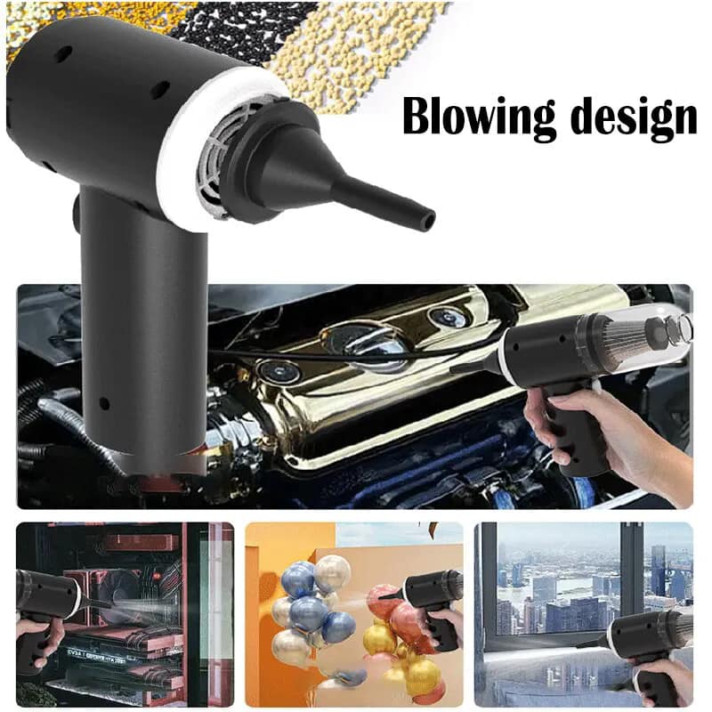 Cordless 3-in-1 Rechargeable Vacuum Cleaner and Blower - Cleans up every corner of your Home and Car