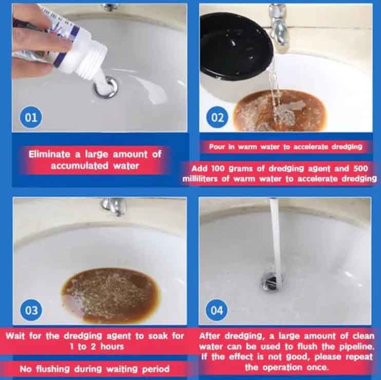 Imported Drain & Sink Cleaner with Premium Deep Cleaning Formula