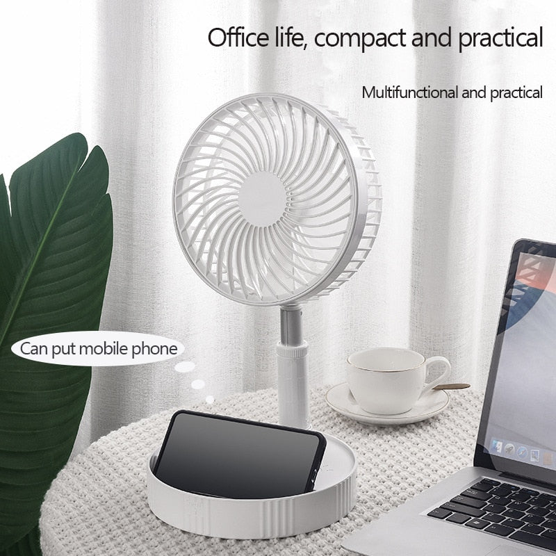 Portable Rechargeable Folding Fan