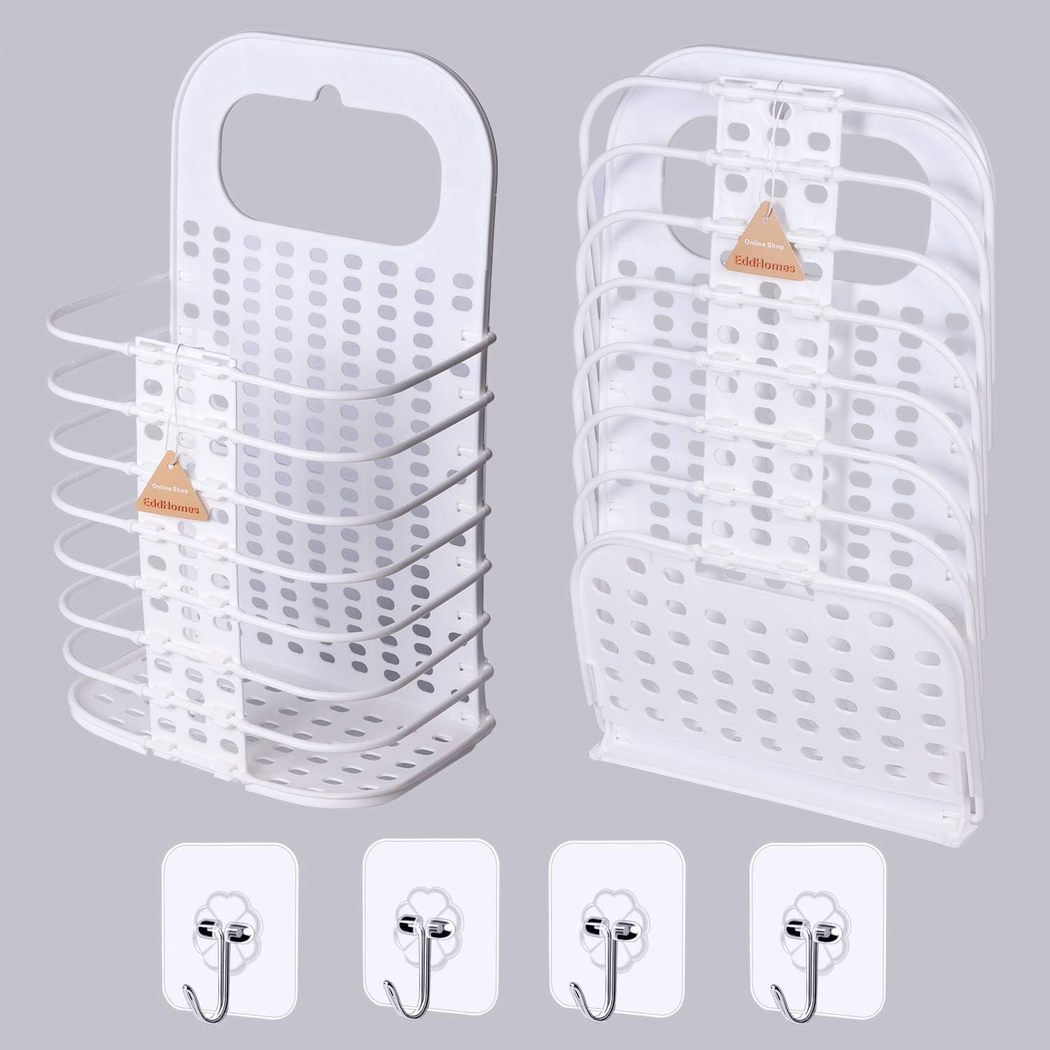 Wall-Mounted Folding Laundry Basket