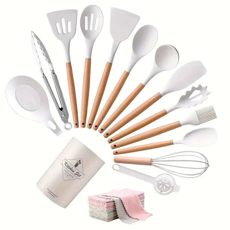 Silicone Kitchen Utensils Set
