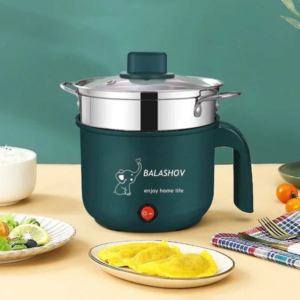 Electric Nonstick Hot Pot Cooker And Steamer