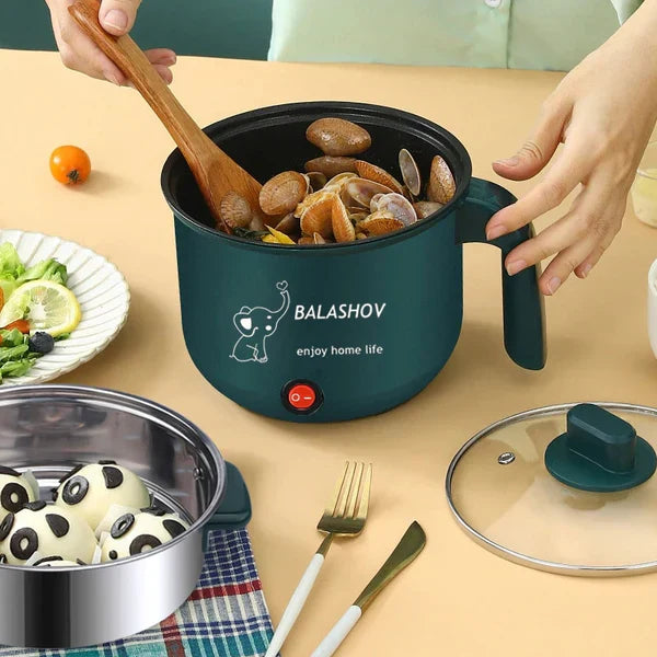 Electric Nonstick Hot Pot Cooker And Steamer