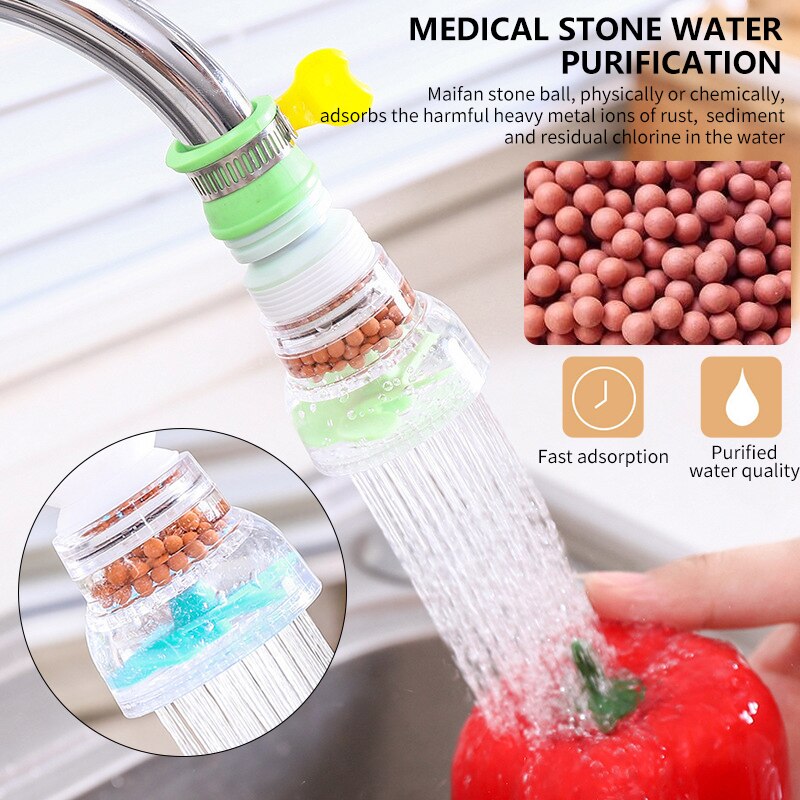 Mega Sale Buy 1 Get 1 Free Offer Imported Fan Faucet With Clip 360 Adjustable Flexible Kitchen Faucet Tap Water Filter