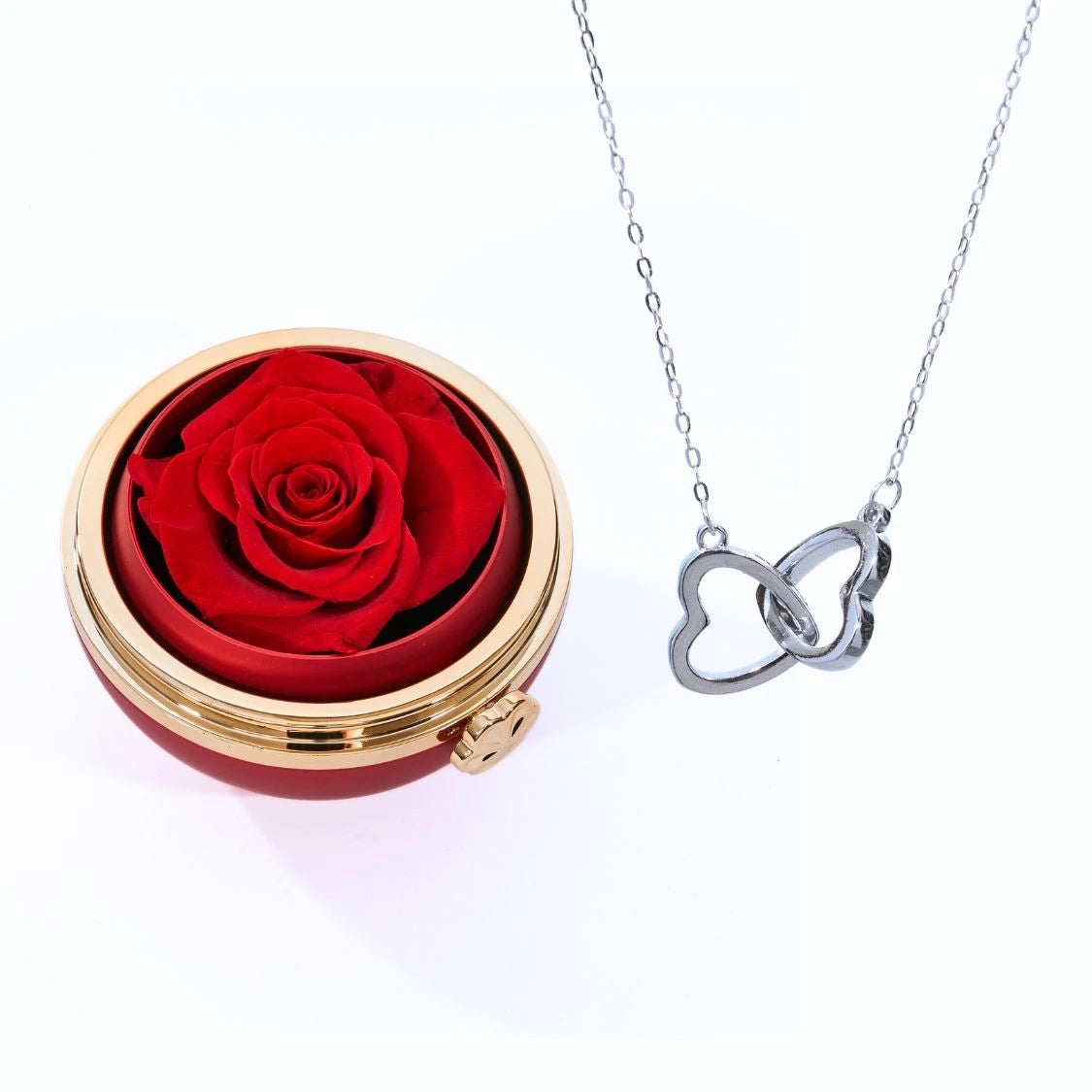 Necklace & Rose Gift
