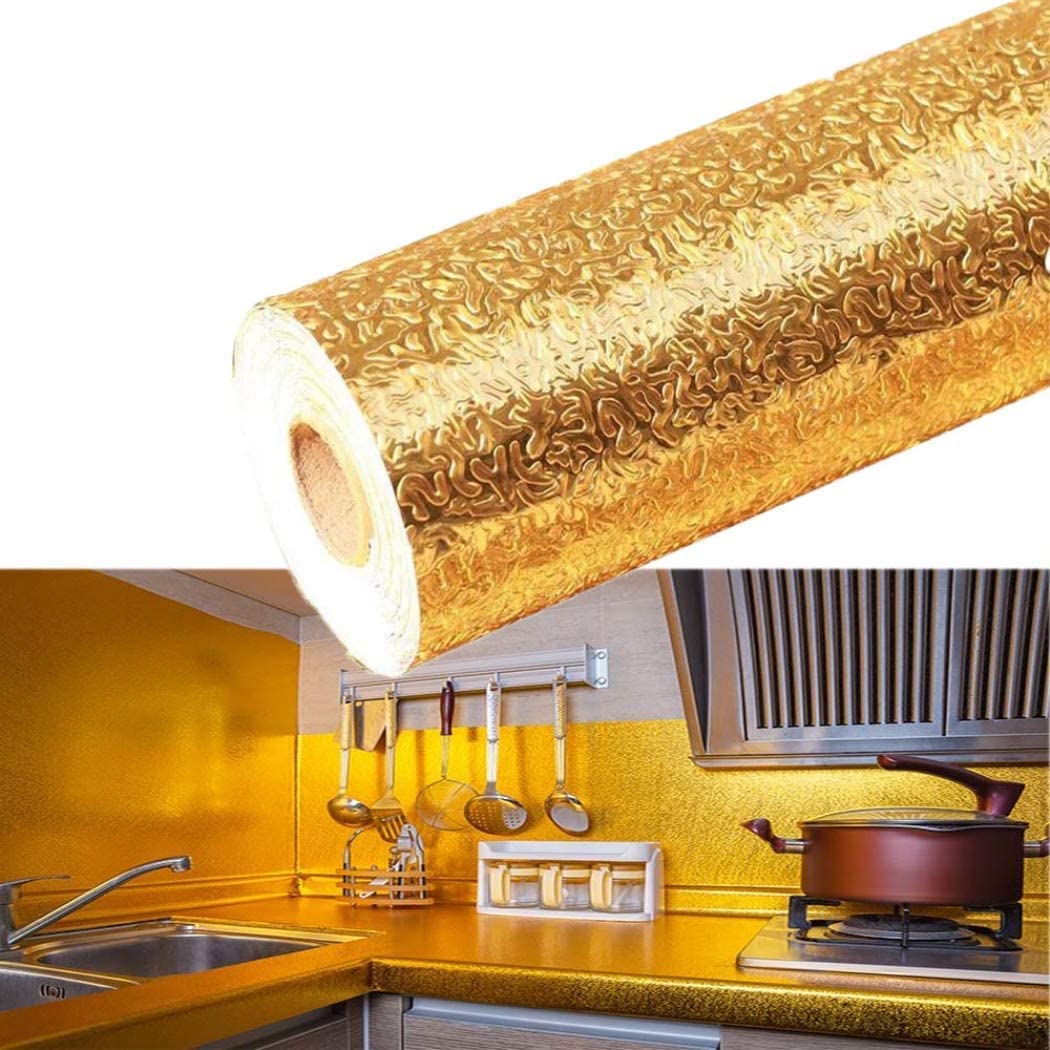 Golden Kitchen Aluminum Foil Sticker Sheet