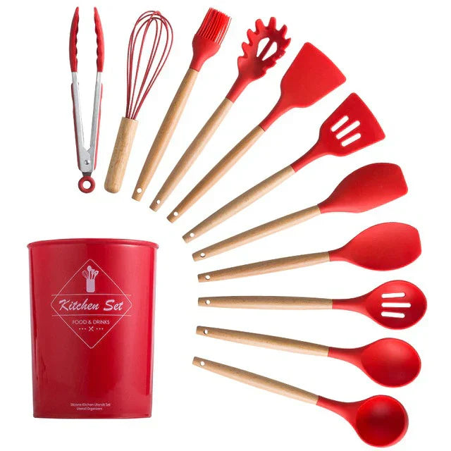 Silicone Kitchen Utensils Set