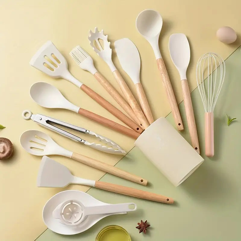 Silicone Kitchen Utensils Set