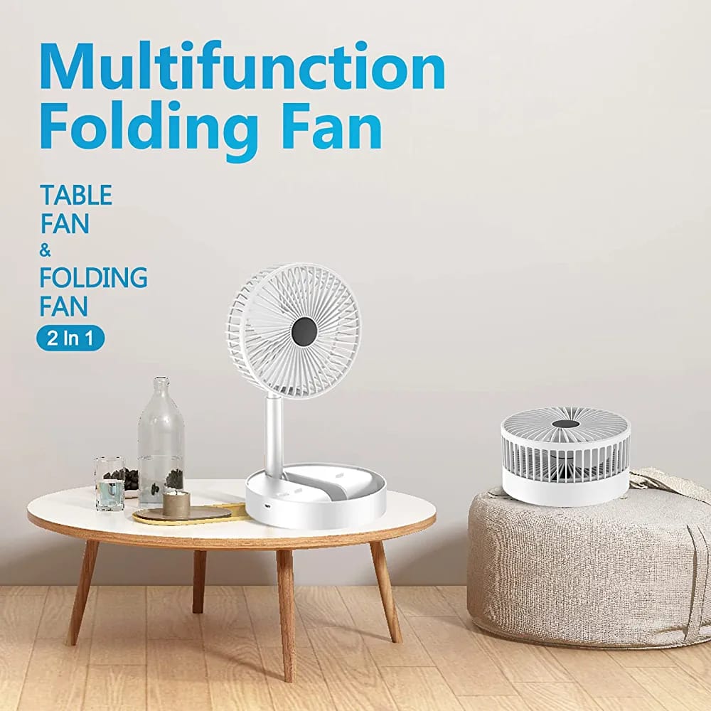 Portable Rechargeable Folding Fan